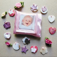 Le cornici in raso rosa: le bomboniere perfette per ricordare con una foto le vostre piccole principesse! 